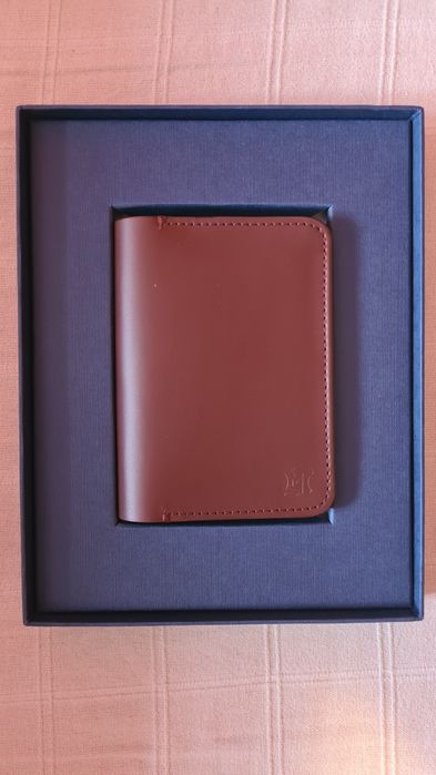 Skórzany, elegancki portfel Manufaktura Miler plus gratis mały portfel