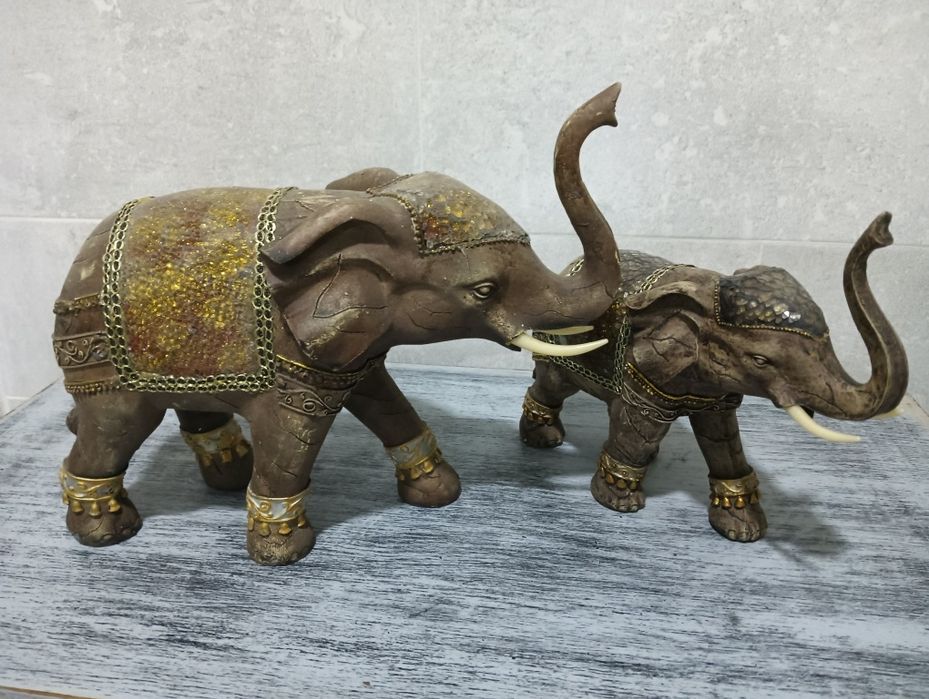 Bonitos elefantes arte Tailândia