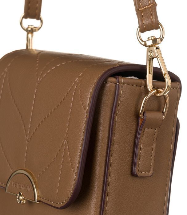 mini torebka-portfel ze skóry ekologicznej - peterson