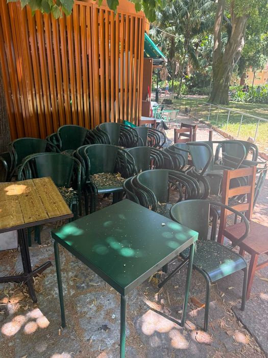 Cadeiras Metálicas Verdes