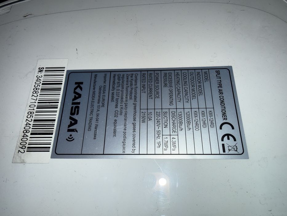 Klimatyzator Kasai 3.5 KW