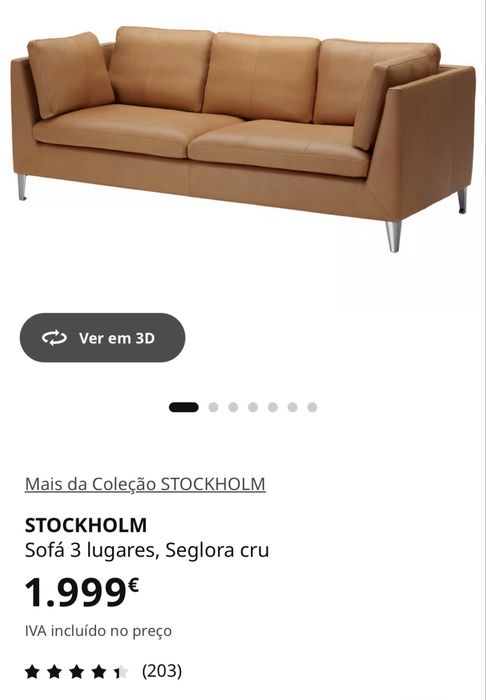 Sofa Stockholm como novo