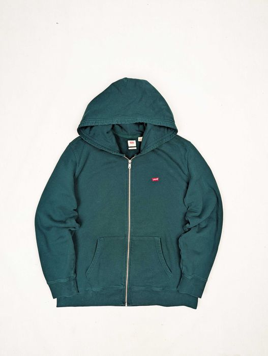 Levi's zielona bluza z kapturem L