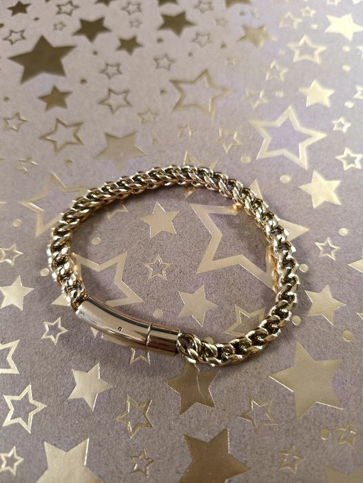 Bransoletka kolor żółte złoto nowa