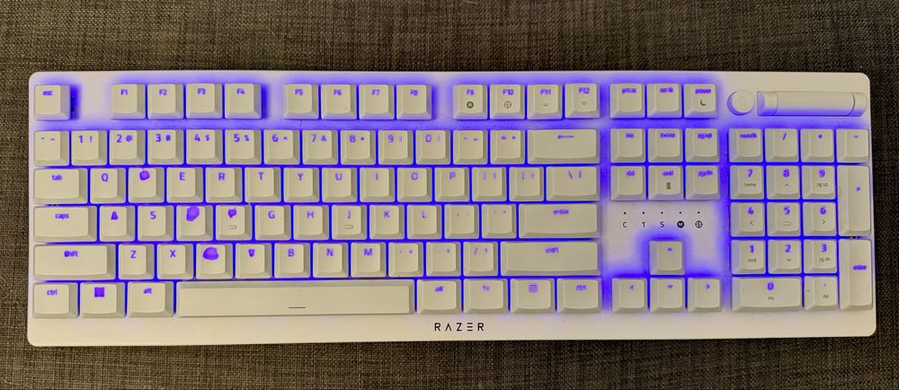 Razer Deathstalker v2 Pro Clicky optyczne Biala