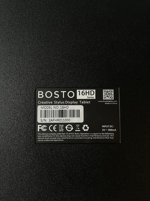 Tablet graficzny BOSTO 16HD