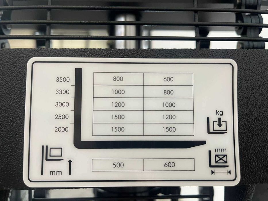 Empilhadeira elétrica RTE 7857-B 1500kg  Nova