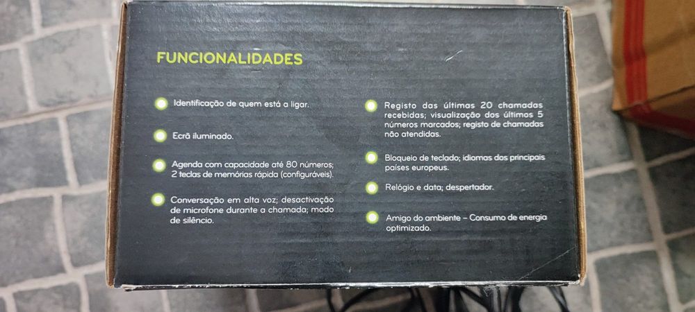 Telefone Sem Fios DECT ZON Call com Caixa Original