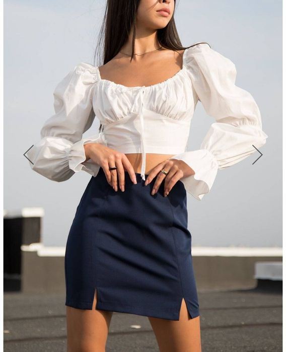 Блузка біла , топ