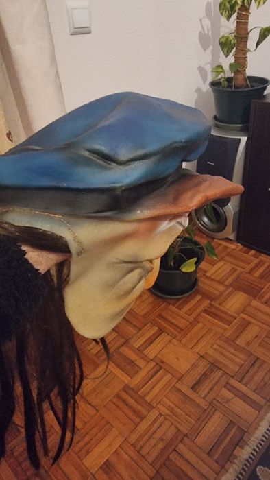 "Carnaval" Máscara Completa com Cabelo
