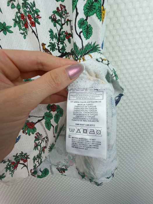 Adidas polo koszulka XS/S kwiaty męski