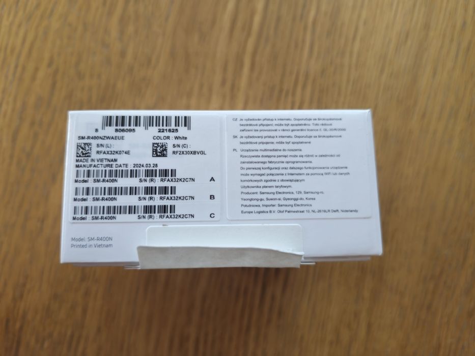 Słuchawki bezprzewodowe Samsung Galaxy Buds FE, białe