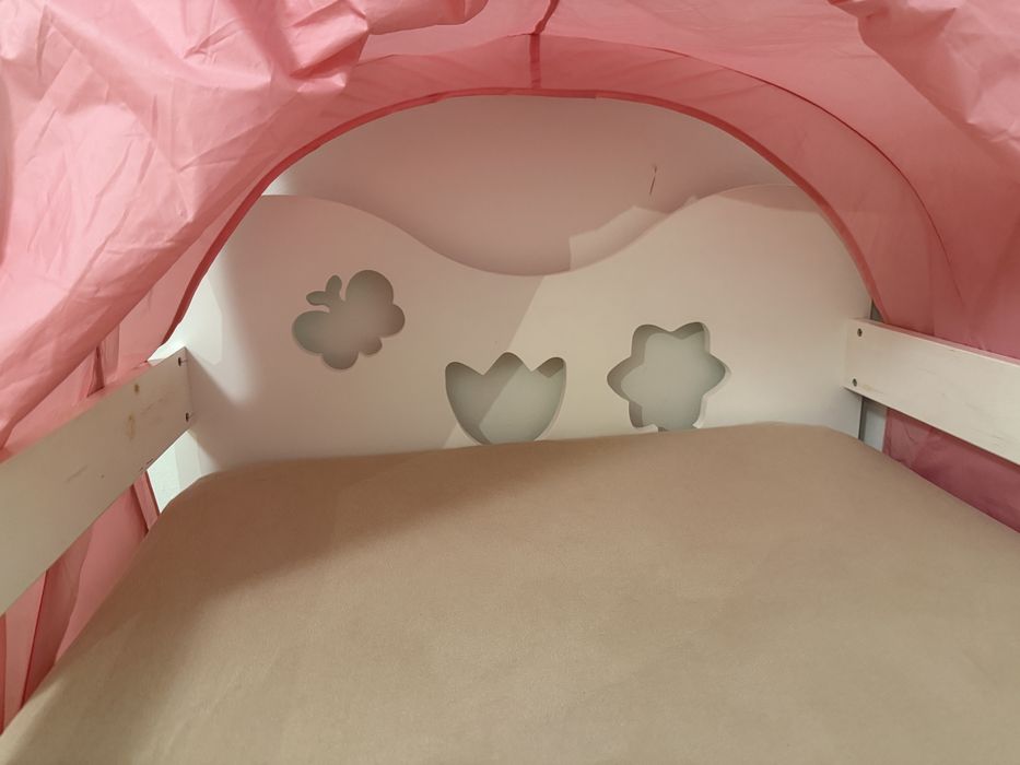 Łóżko 80x160 białe drewniane z szufladą łóżeczko dziecięce