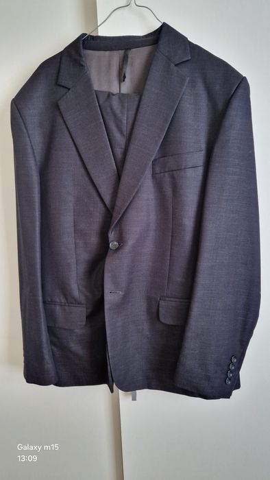 Garnitur męski grafitowy