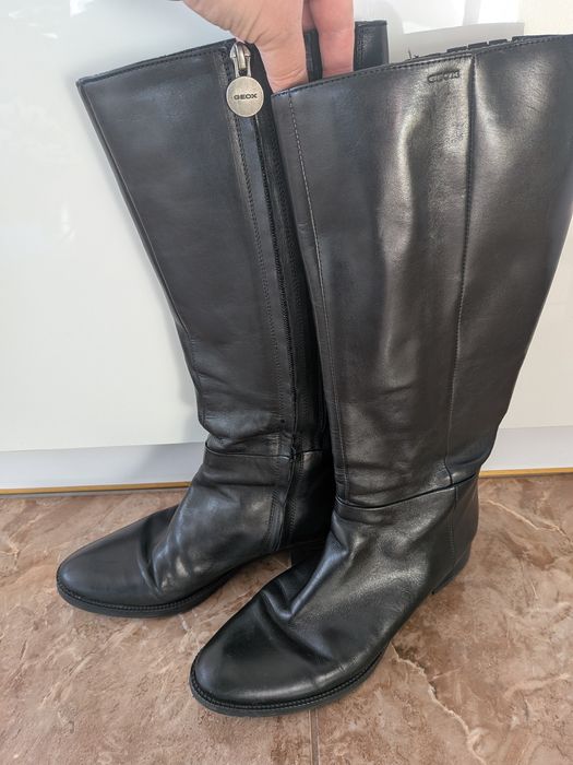 Oficerki skórzane czarne Geox 38