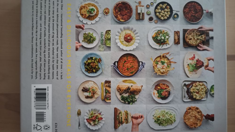 Jamie Oliver Veg książka twarda oprawa j. angielski ponad 300stron