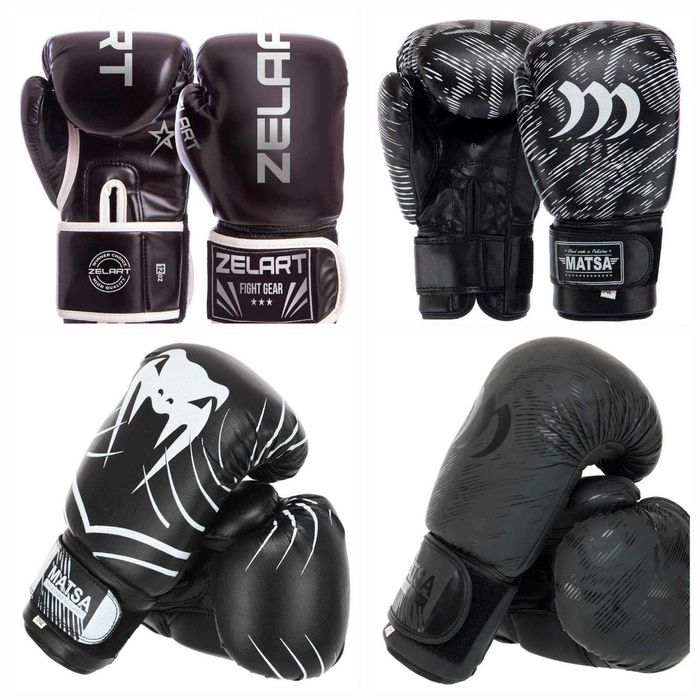 рукавички перчатки боксерские боксерські рукавиці для боксу 8 10 12 14