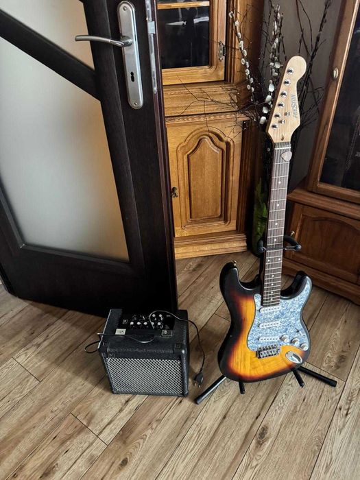 Gitara elektryczna plus wzmacniacz