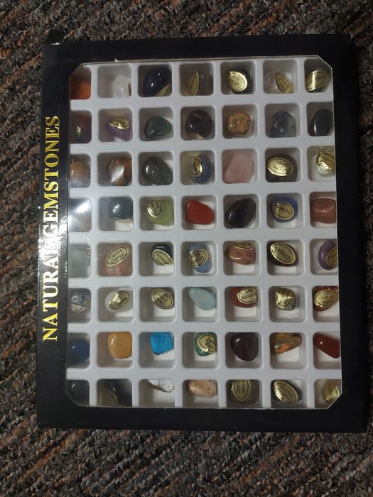 Zestaw Kamieni Szlachetnych - NATURAL GEMSTONES 49 kamieni