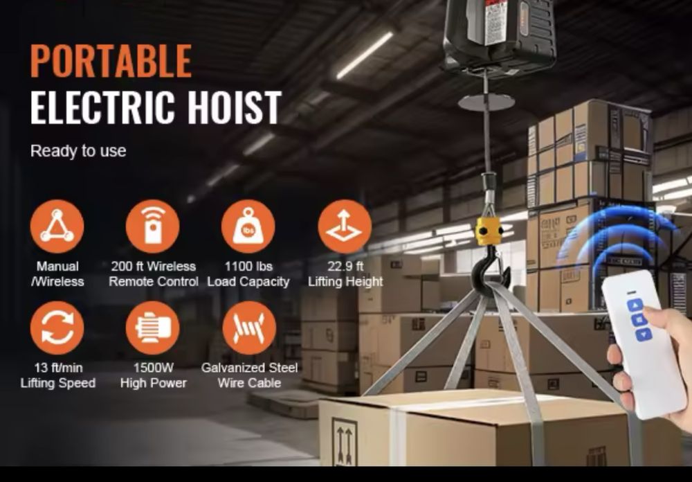 Guincho electrico 500kg