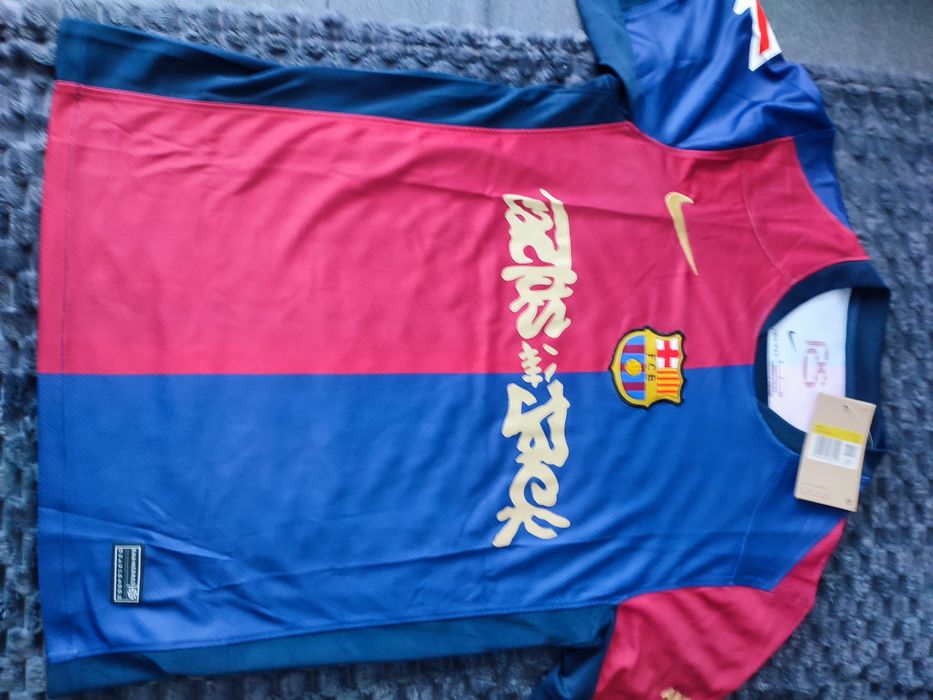 Koszulka piłkarska FC Barcelona rozmiar S Travis Scott