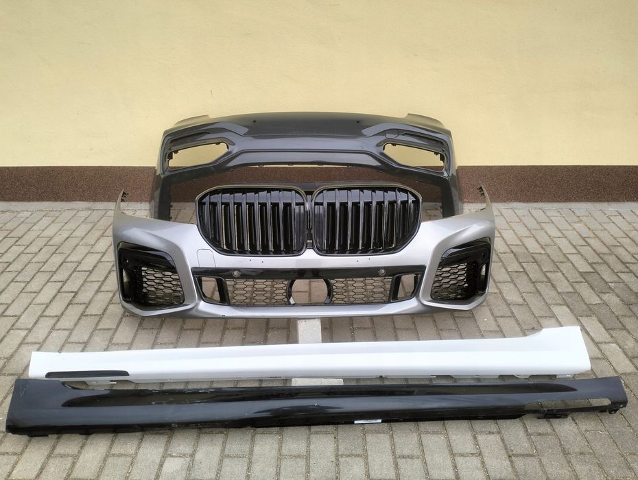 zderzak przedni przÓd tylny listwy bmw 7 g11 g12 m pakiet lift