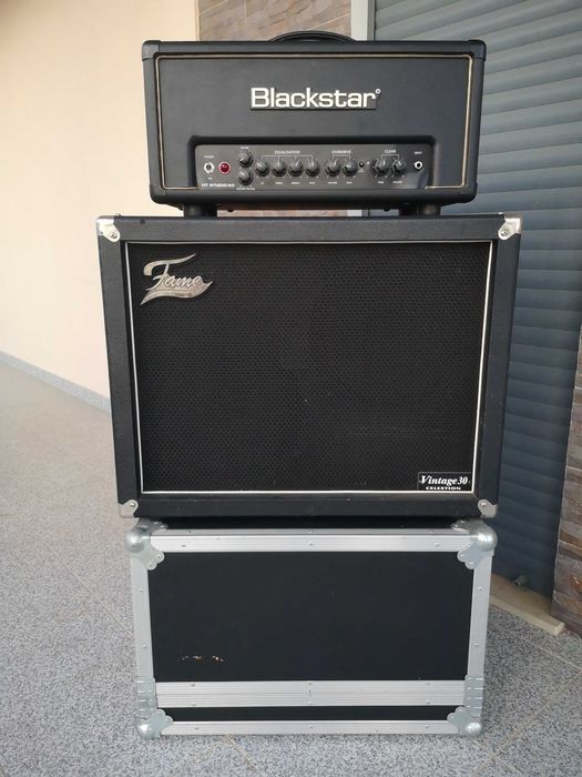 Blackstar HT Studio 20 + Coluna 2x12 Celestion V30