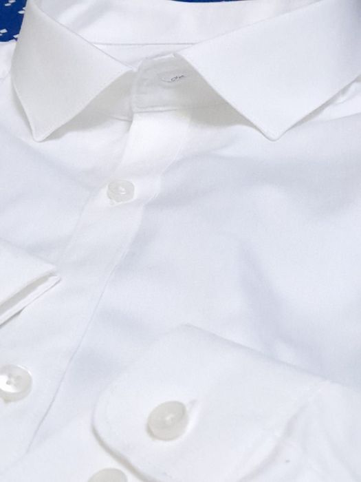 wizytowa biała męska koszula Jack & Jones Premium 100% bawełny