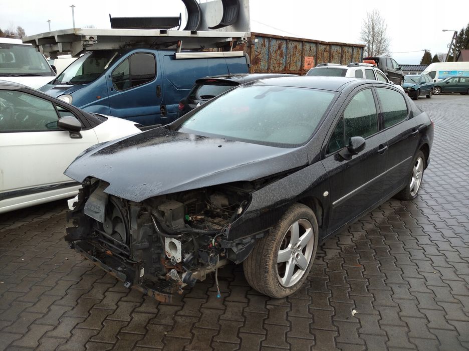 peugeot 407 maska pokrywa silnika czarna exld