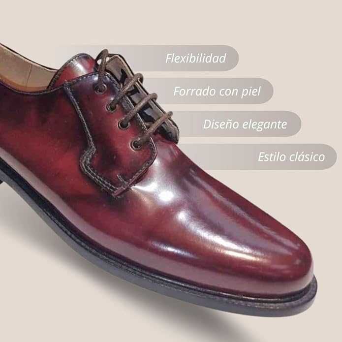 NOVO - Sapato Pele Couro cor Bordô (Homem - 41)