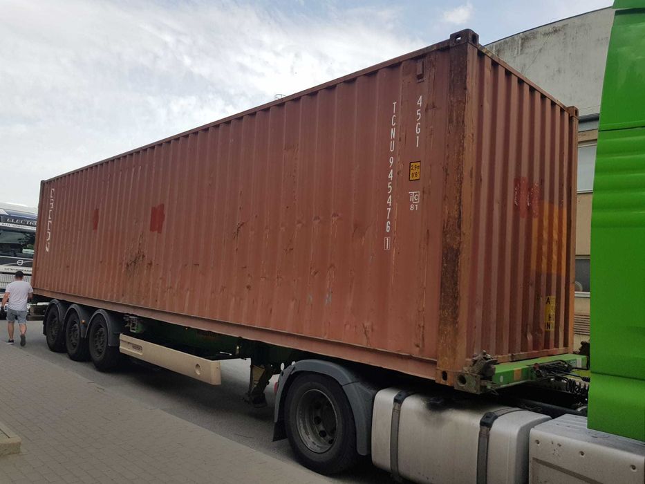 Kontener morski magazynowy budowlany 40 HC używany – TS-CONT
