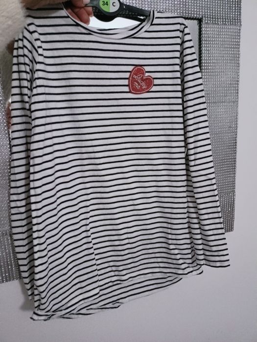 Bluza bawełniana dziewczynka tunika 146 cm