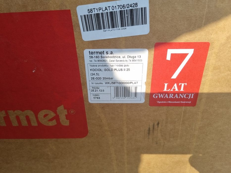 Kocioł  gazowy Termet