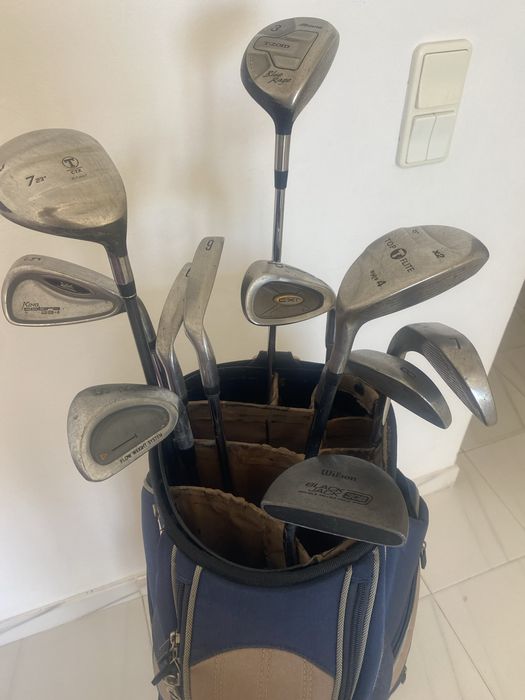 Tacos de golfe com saco