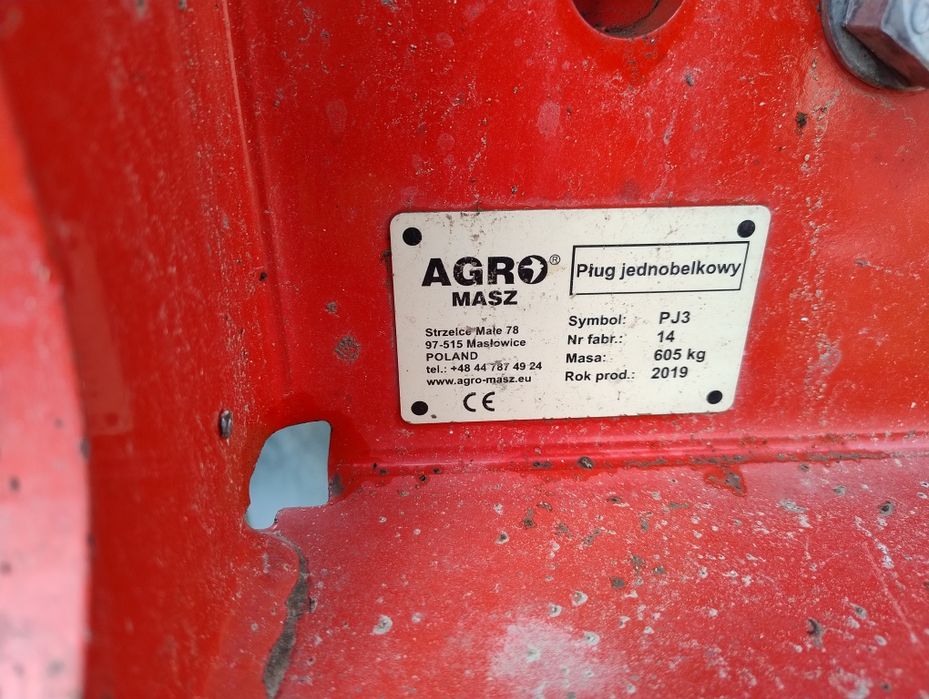 Pługi pj3 agromasz