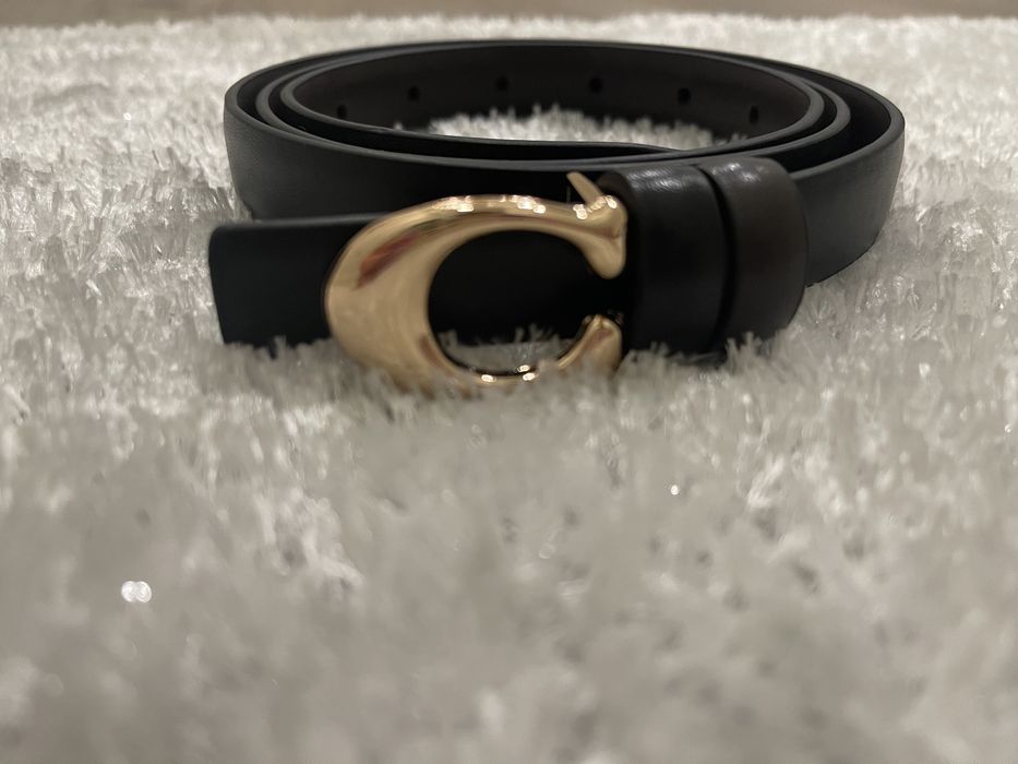 Cinto coach preto ou bege ou camel