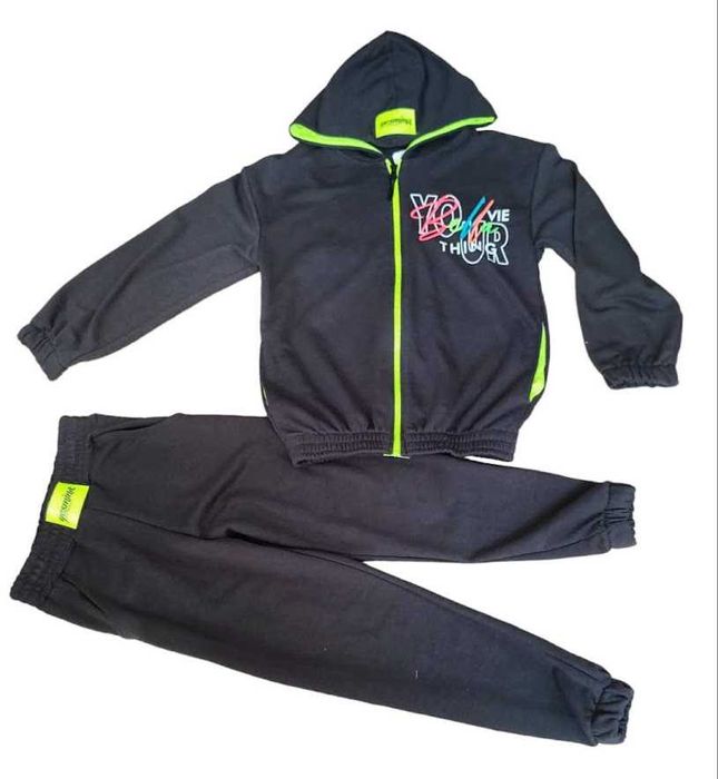 Dres szary neon r.158