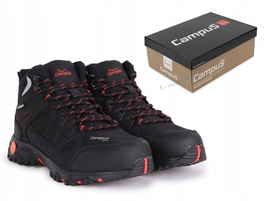 Wygodnie Buty Turystyczne Campus Rimo High 2.0 Roz. 44 | Czarne