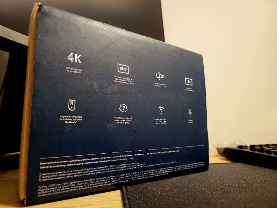 Dekoder POLSAT Soundbox Dekoder PLAY Android TV BOX Telewizja IPTV  4K