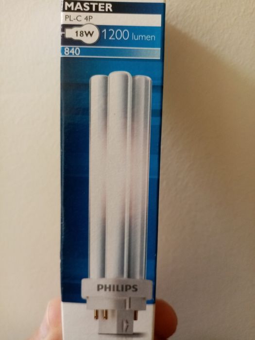 Lâmpadas novas :Lâmpadas Philips master pl-c-4p 84018w, novas, lumilu