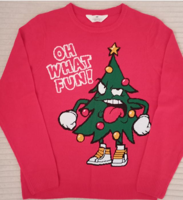 Свитер новогодний H&M,12-14 лет,158-164 см.