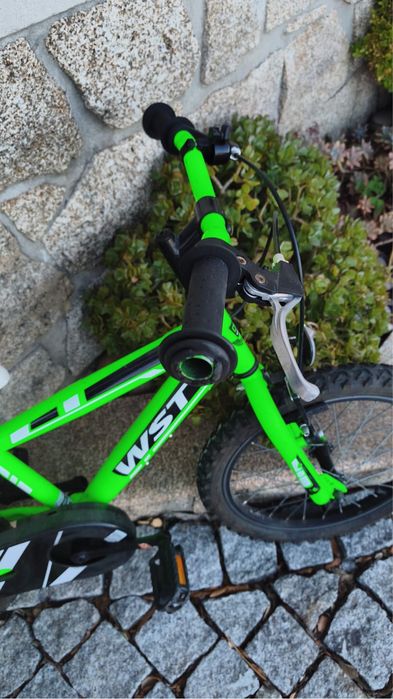 Bicicleta wst criança roda 18 verde