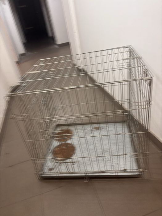 Klatka metalowa kennelowa