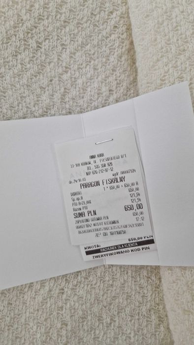 Anna Kara ślubna narzutka/komin/bolerko