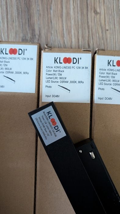 Трековий магнітний світильник Kloodi KDMG Line 300pc 12w 3k