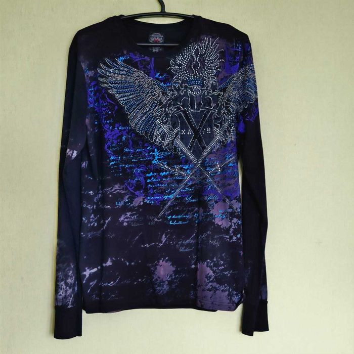 Лонгслив кофта "hardsoda" с красивым декором р.М.