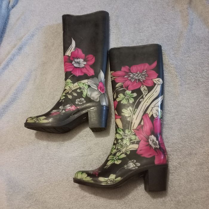 Чоботи резинові дитячі, підліткові, 35 розмір