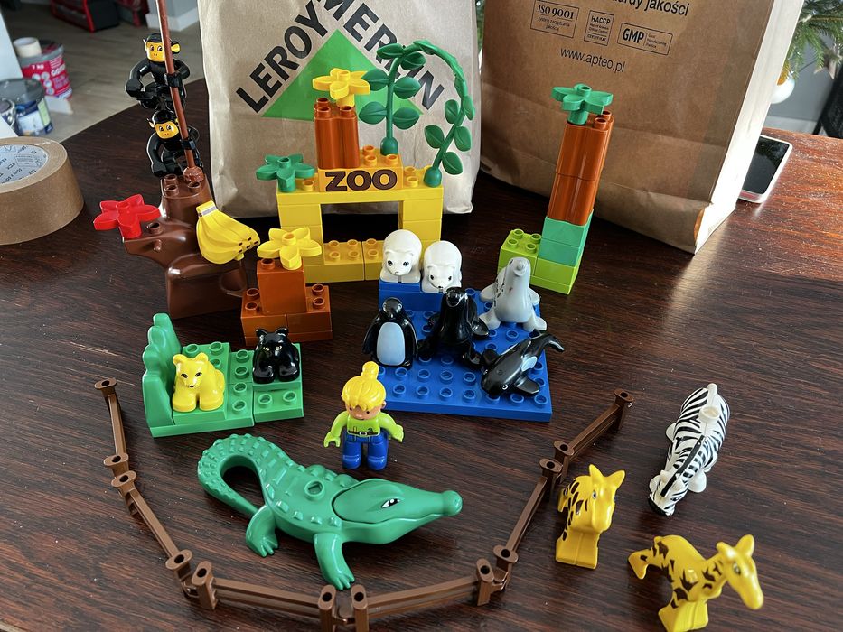 Lego Duplo Zoo zwierzęta klocki zestaw