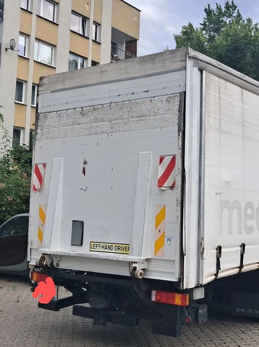 Winda bar 1500kg  2,5m x 2,0m winda załadowcza