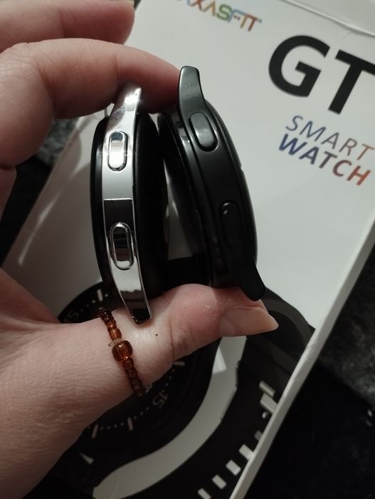 Nowy smartwatch laxasfit GT1 - czarny lub srebrny